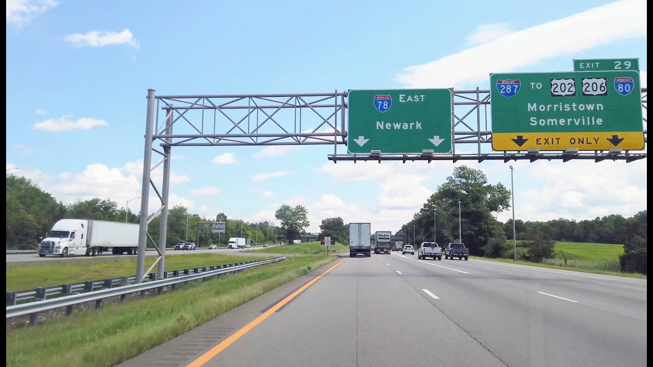 Interstate 78 east in New Jersey | I-78 Pennsylvania state line to Newark, NJ (Jct I-95)