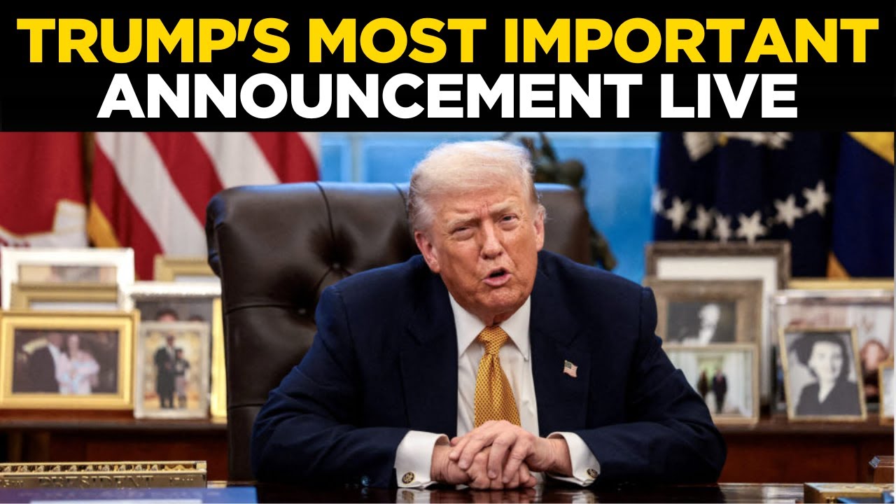 Trump LIVE | US President’s Big Announcement At Treasury Department Summit | Tariff War | US News