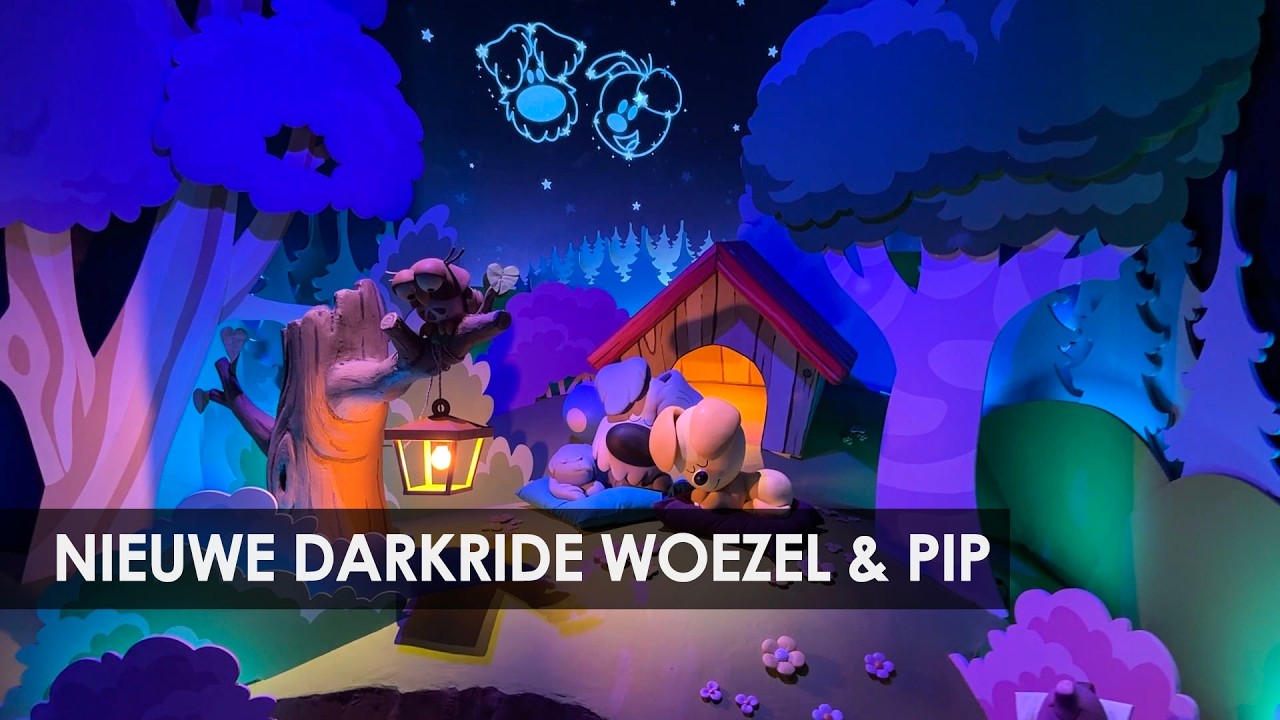 Nieuwe Woezel & Pip-darkride Overal Vriendjes in Avonturenpark de Tovertuin (onride POV)