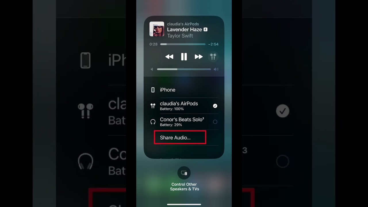 Splitting Audio With Bluetooth Headphones #shorts