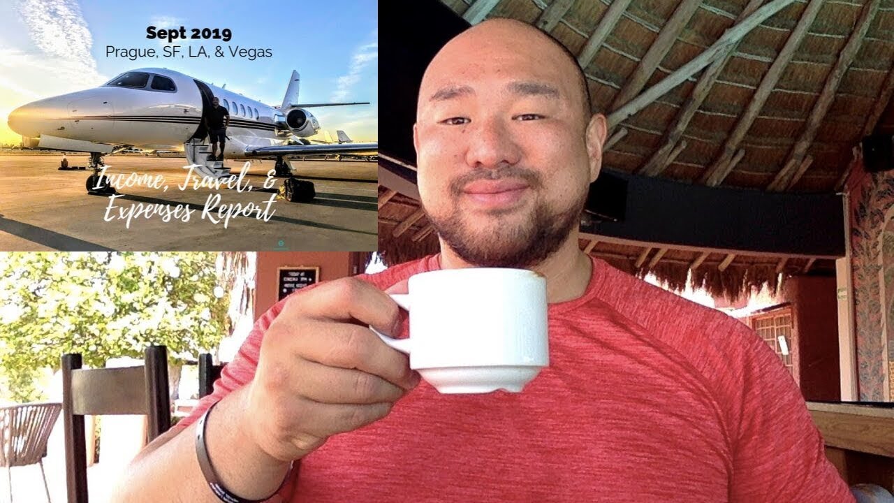 Monthly Expenses, Income, and Travel Report - SF, LA, Vegas, Prague - Sept 2019