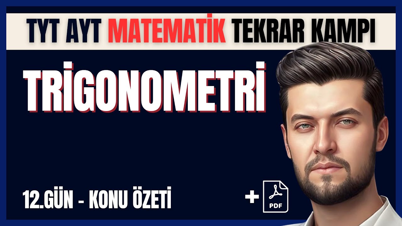 TYT AYT Matematik Tekrar Kampı | 12.Gün | Trigonometri Konu Özeti #tyt #ayt