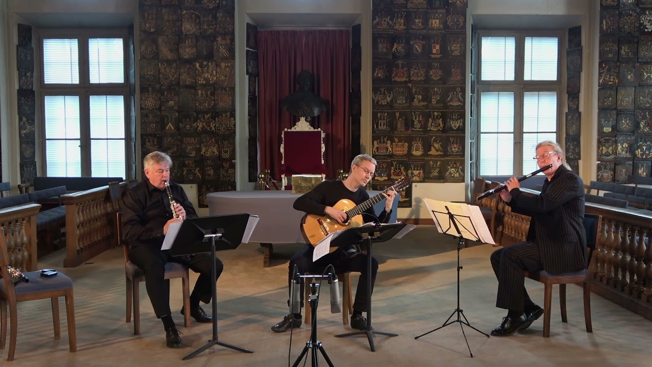 Ernesto Nazareth (1863 - 1934) Carioca. Guitar Flute Clarinet Trio