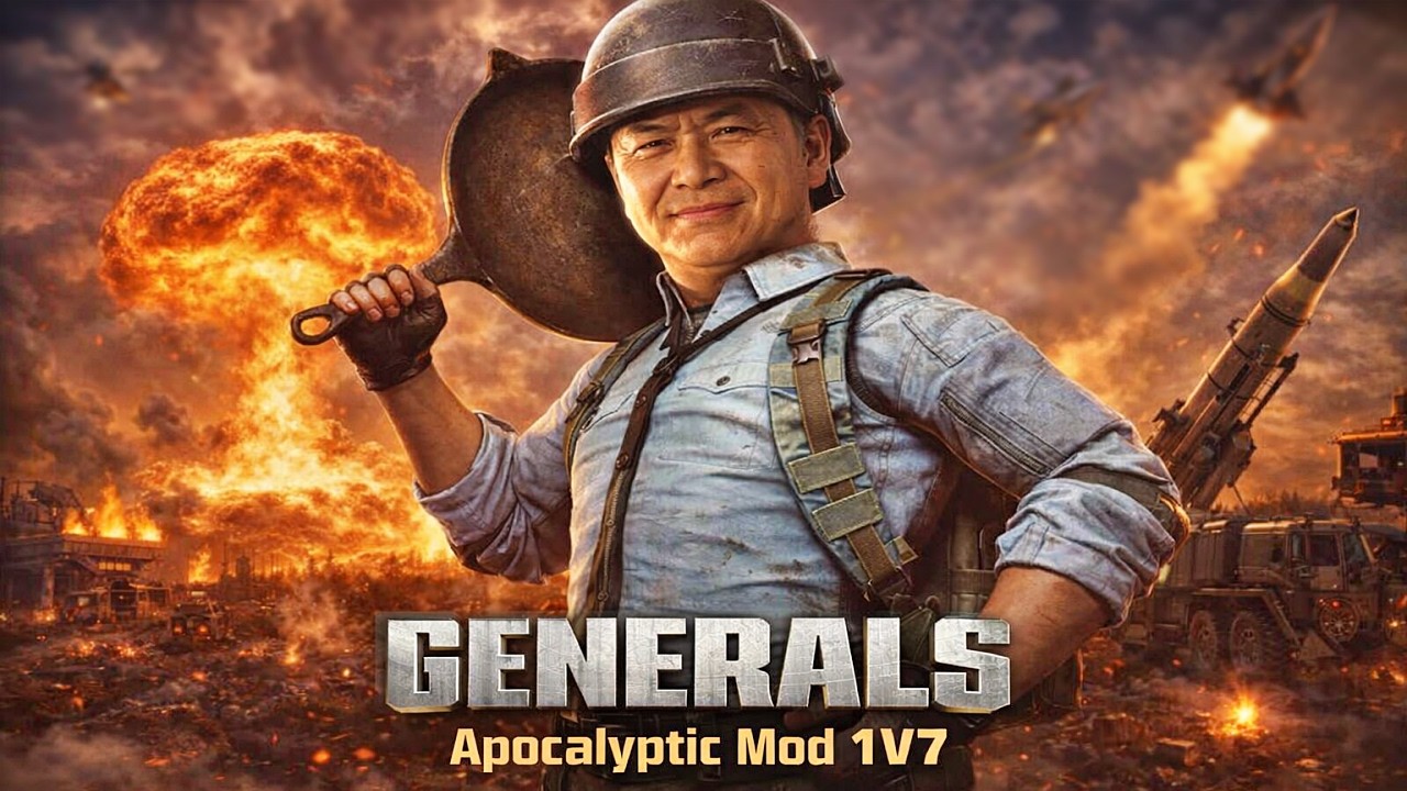 C&C Generals – Apocalyptic Mod 1v7 | Advanced Strategy vs Brutal AI