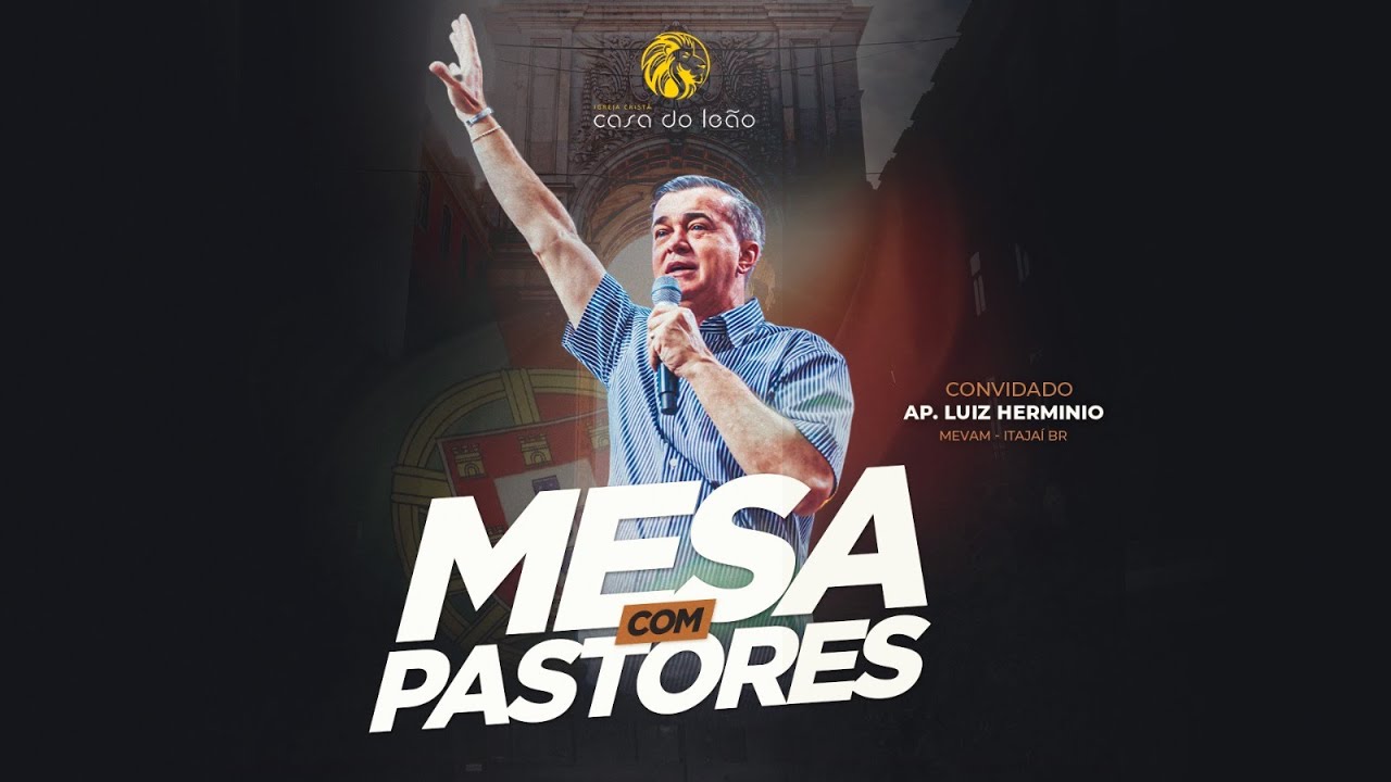 Conferência Sobrenatural. Ap. Luiz Hermínio - Mesa com Pastores  - Casa do Leão