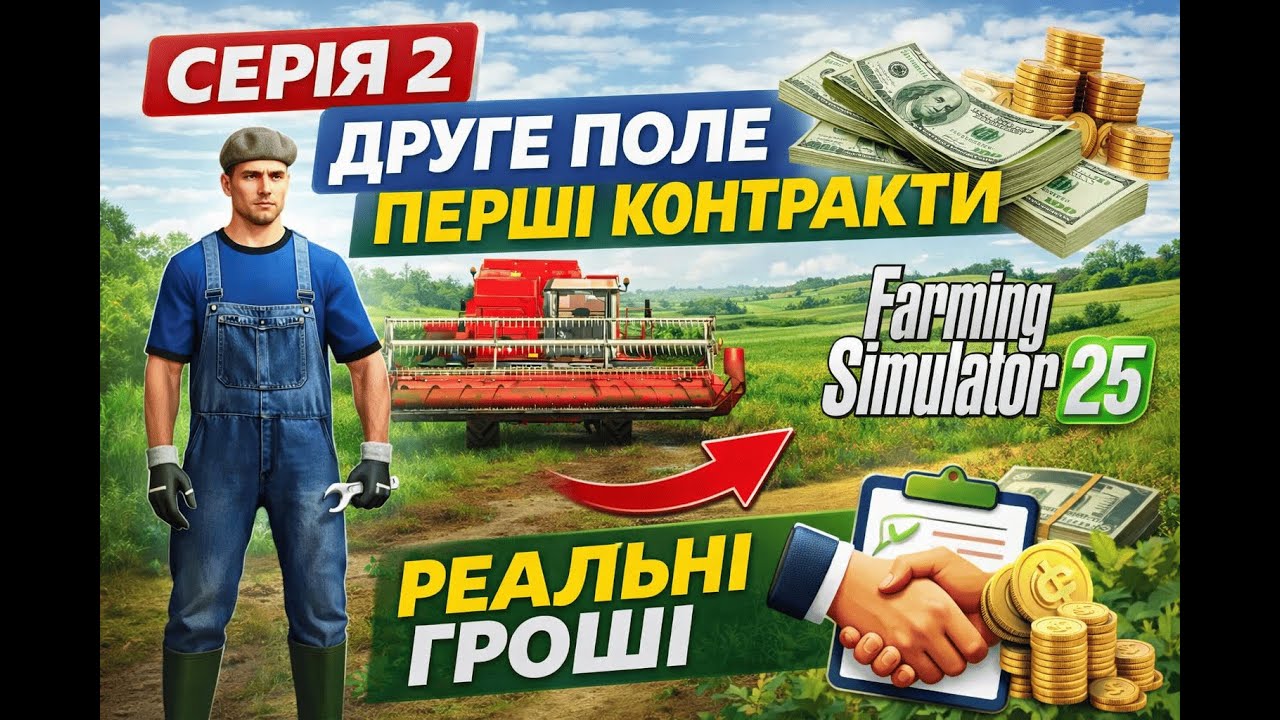 Farming Simulator 25 | Серія 3 — 101 гектар ріпаку і розширення ферми 🚜