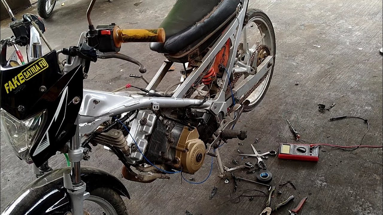 Pahami jalur kabel spul, kiprok, CDI satria Fu Amburadul parah 🤦