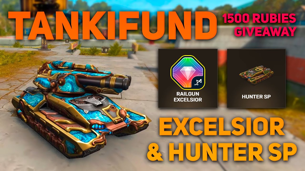 Tanki Online - НОВЫЕ награды Tankifund | Рельсовая пушка 
