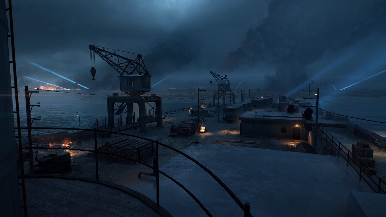 BATTLEFIELD 1 🎧 Ambience - Zeebrugge [No Battle]