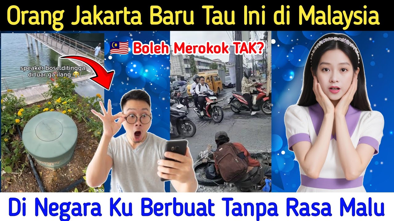 TURIS ASING TERKEJUT & HERAN SAMPAI MALAYSIA TAK SAMA MACAM INDONESIA