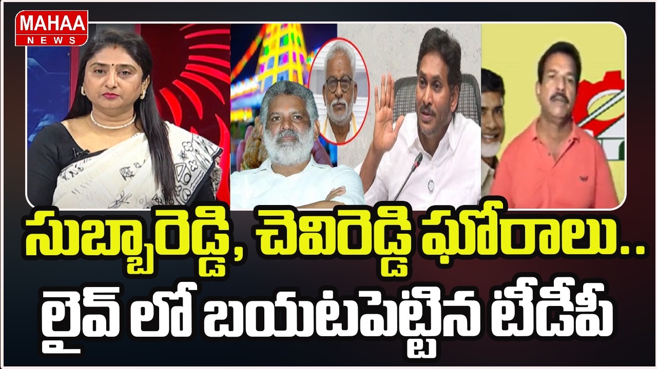 సుబ్బారెడ్డి, చెవిరెడ్డి ఘోరాలు..లైవ్ లో బయటపెట్టిన టీడీపీ | YV Subbareddy- Chevireddy Bhaskar Reddy