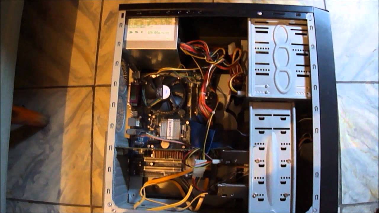Partes de una computadora - desarmado - arquitectura de computadoras 1/4
