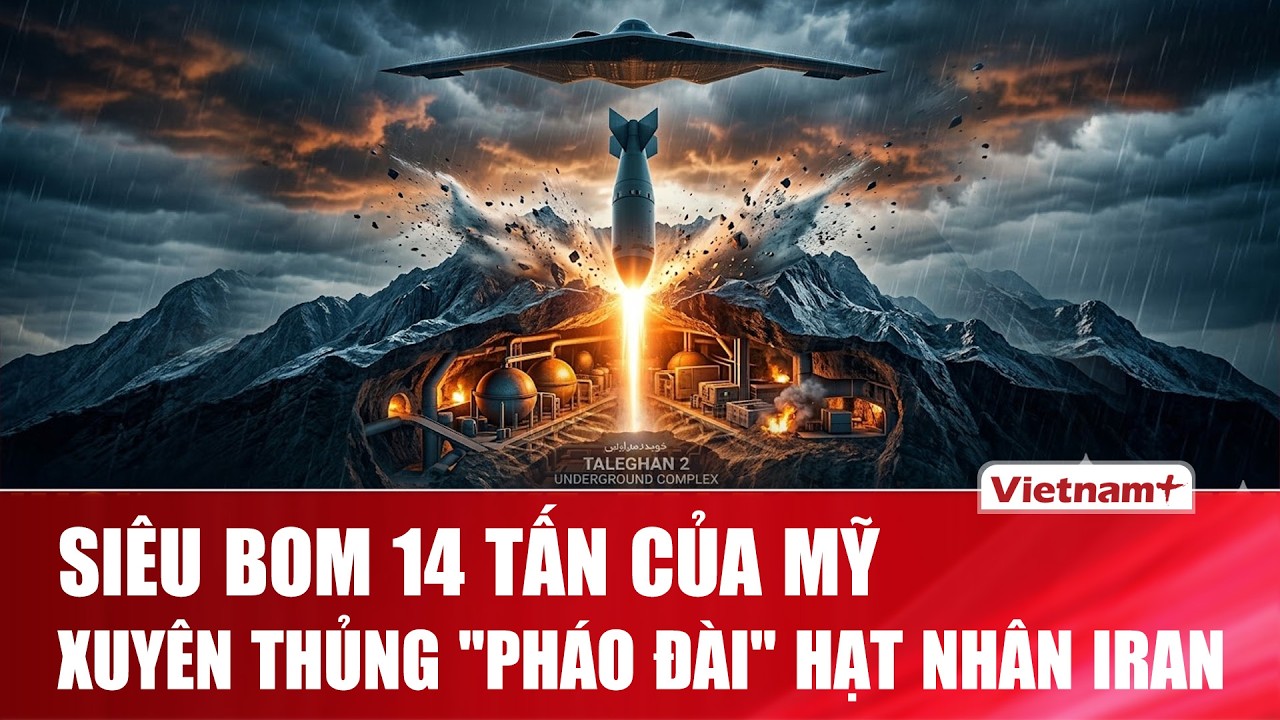 Lộ ảnh vệ tinh: Siêu bom 14 tấn của Mỹ xuyên thủng 