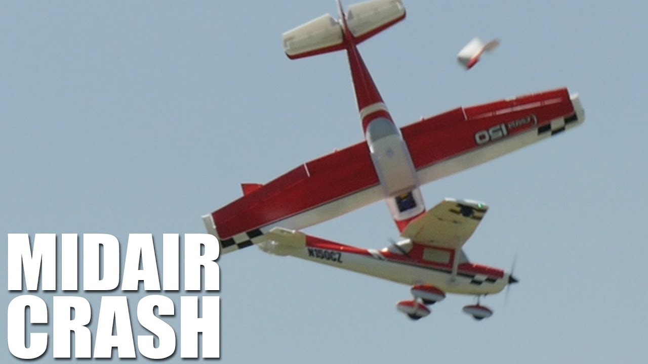 E-Flite Cessna 150 - MIDAIR CRASH
