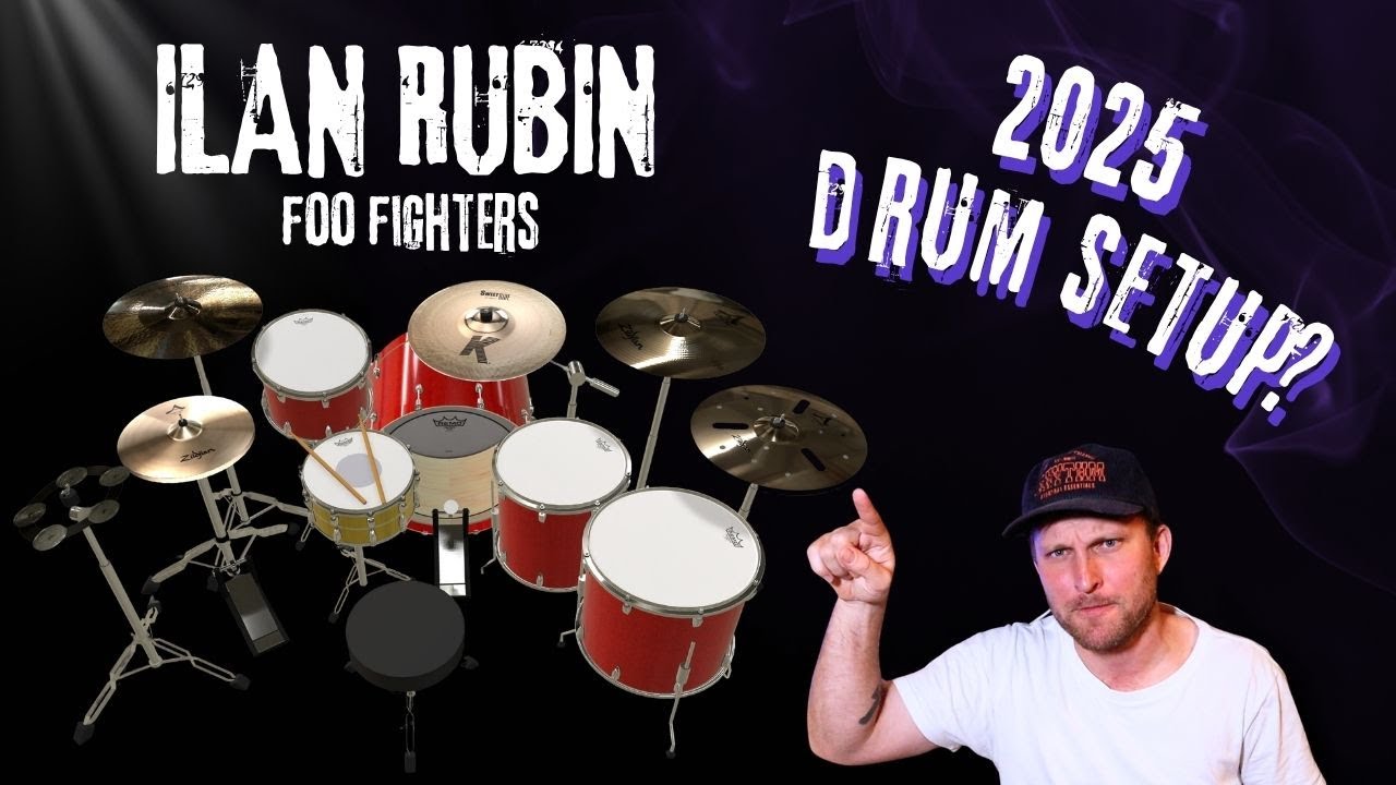 Ilan Rubin - Foo Fighters Full Drum Setup [2025]