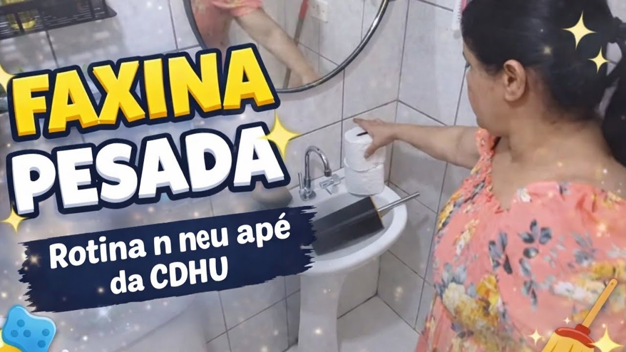 Vlog de dona de casa , limpando meu AP da #cdhu .dia de rotina