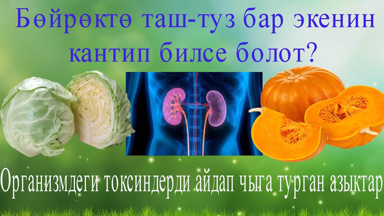 Организмдеги токсиндерди айдап чыгуучу азыктар