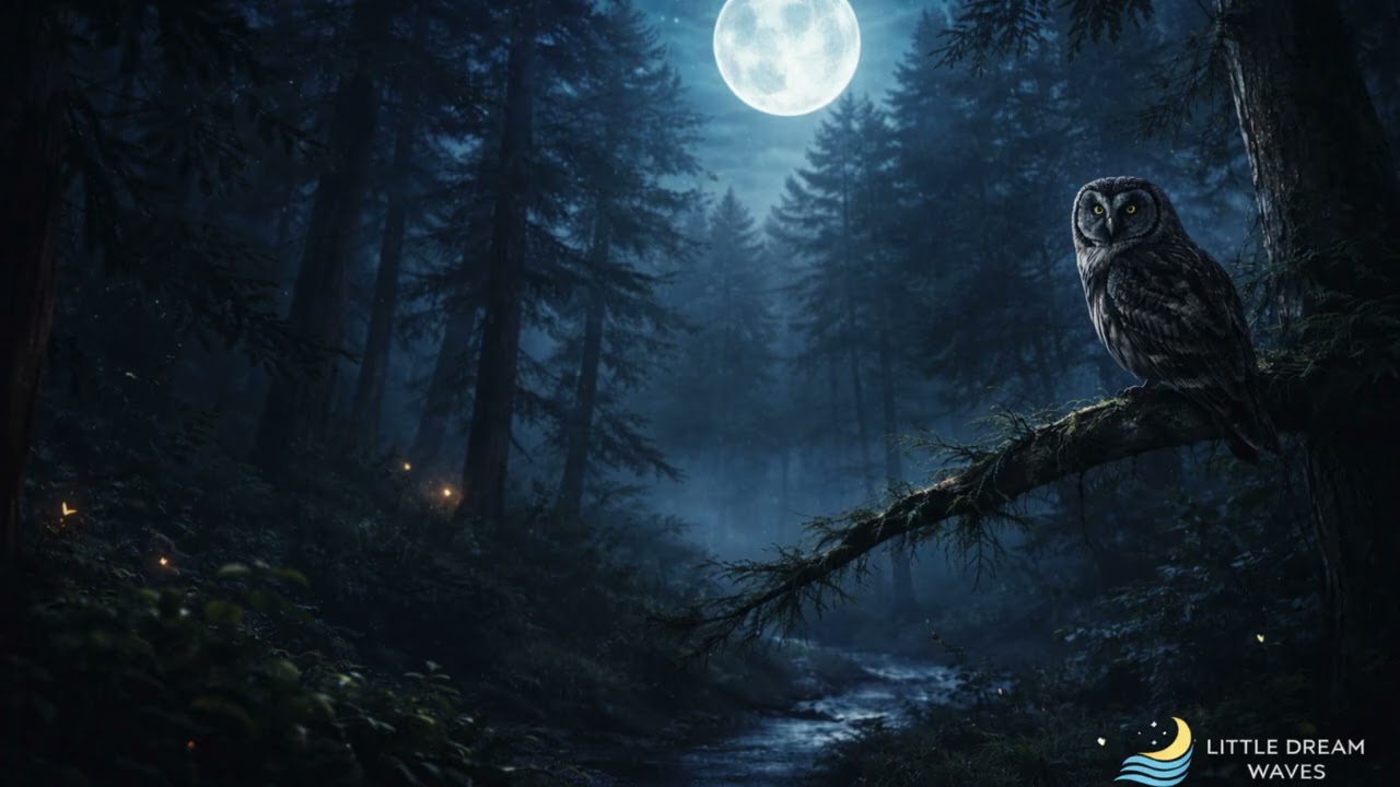 3 Hours Night Forest Birds 🦉 | Relaxing Nature Sounds for Deep Sleep