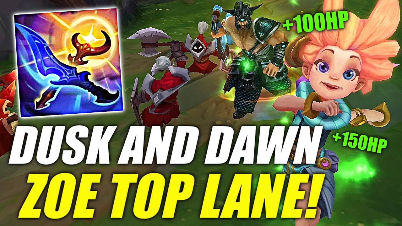 Zoe Top is Actually UNFAIR! (Bullying Tryndamere Out of Lane)
