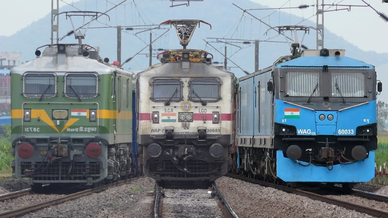 FATV EPISODE No 100 | 27 WAP7 with LHB Trains and 26 High SPEED Freight Trains | Indian Railways