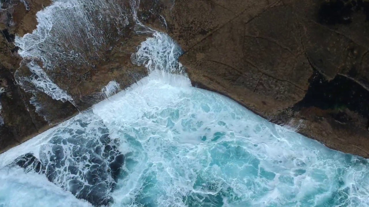 Free Raw Drone Footage: Australian beach and cliffs