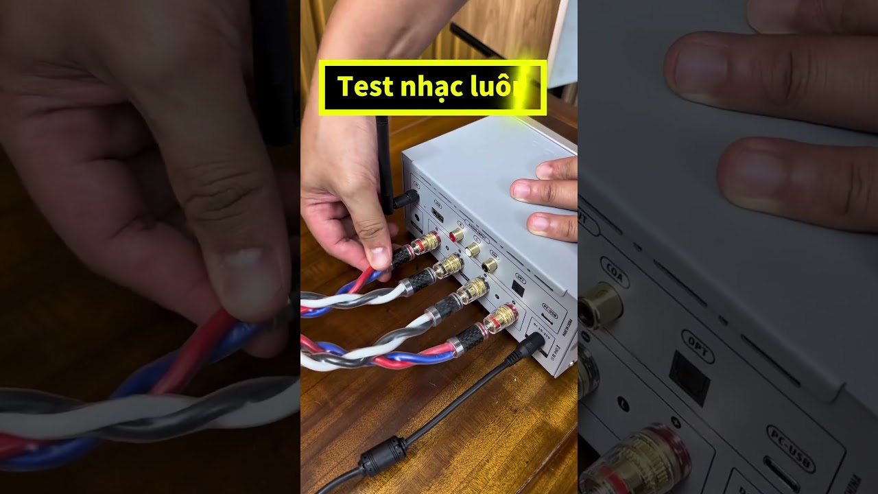 Test chiếc amply đa năng ph&acirc;n kh&uacute;c b&igrave;nh d&acirc;n suca Audio X10