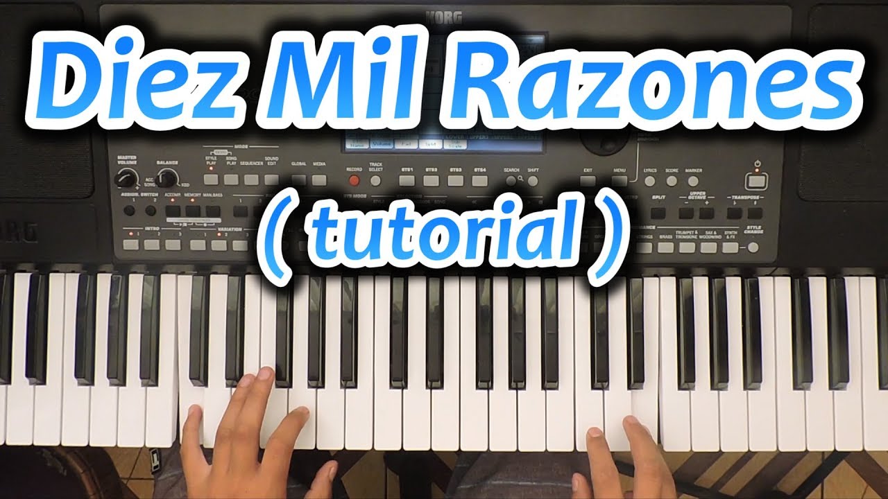 Diez Mil Razones | Tutorial Piano 🎧