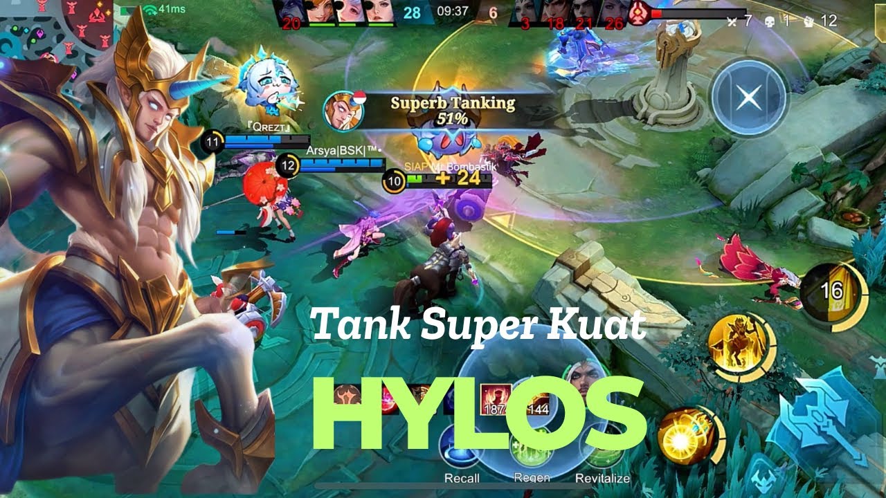 Hylos Roam Tank yang Gampang buat MVP #mobilelegends #mlbb #fyp 