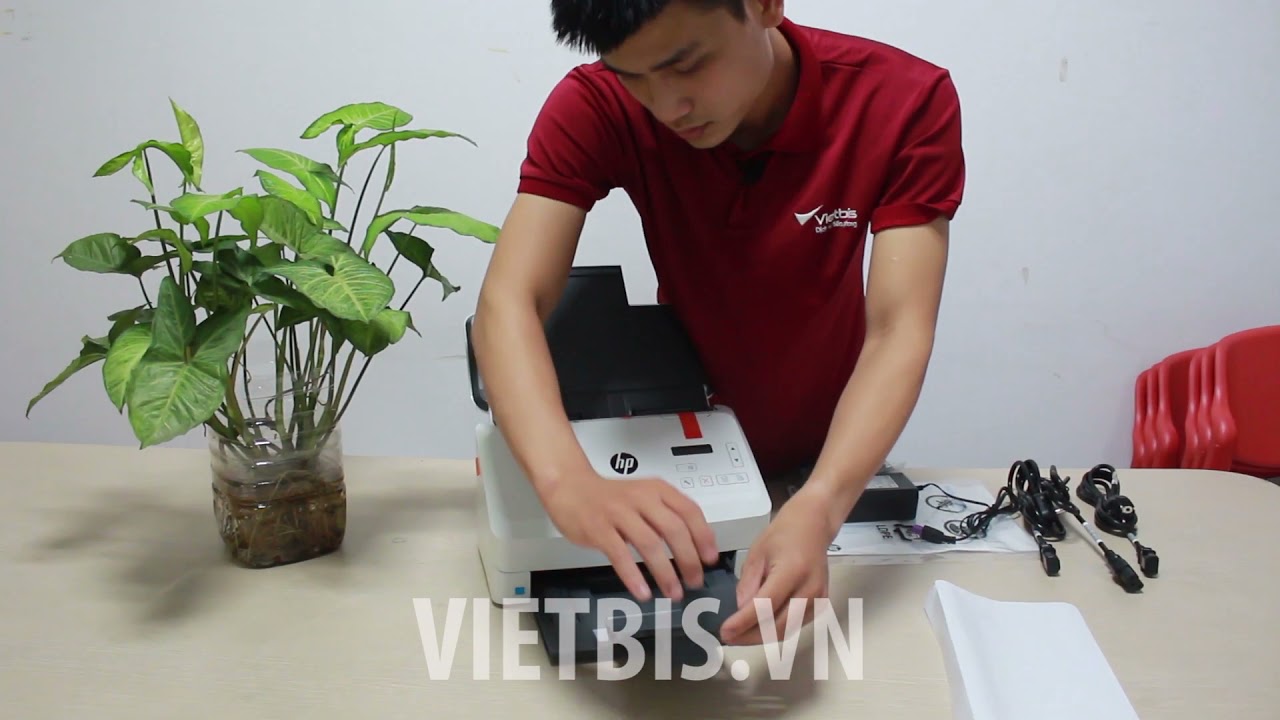 UNBOX máy scan tài liệu chuyên dụng HP Flow 5000 s4 - iScan.vn