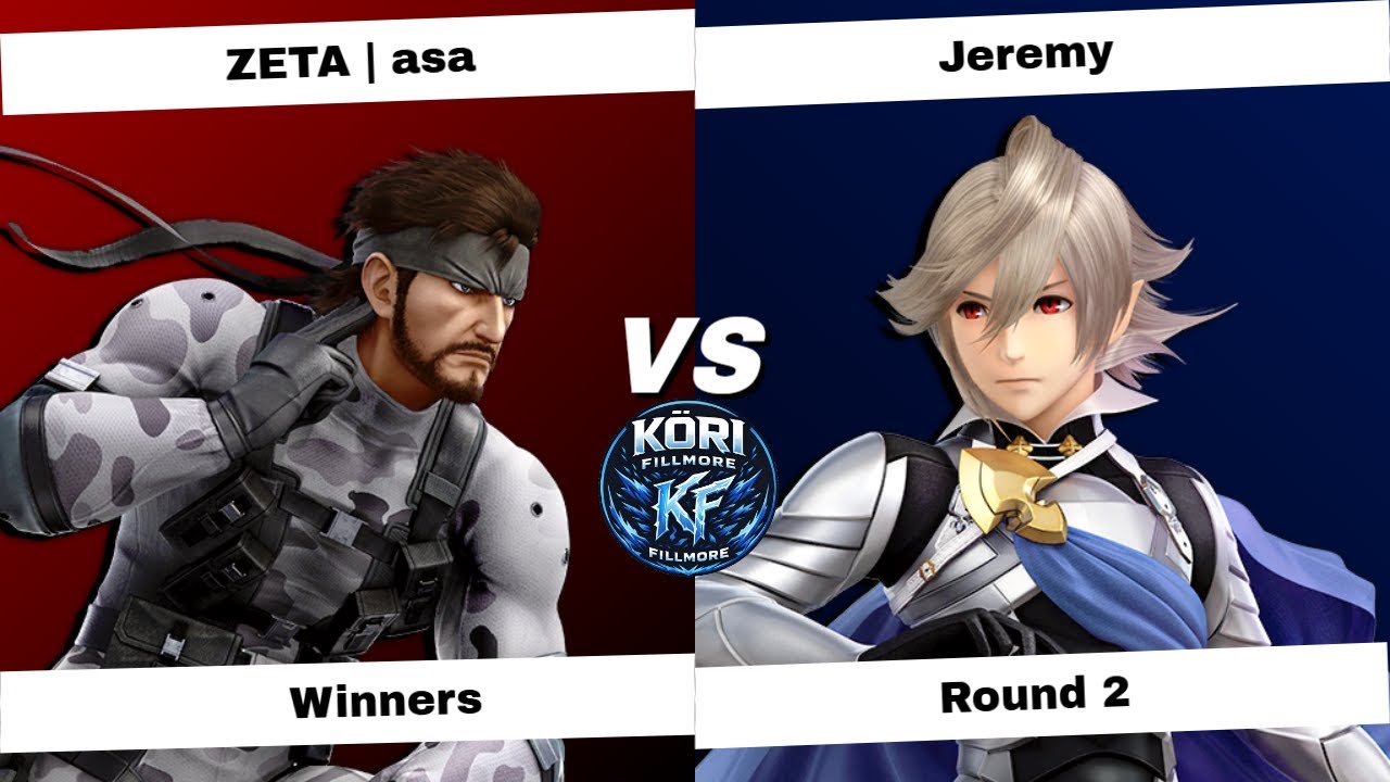 KORI Fillmore 3: Winners Bracket Round 1 -  asa (Snake) Vs. Jeremy (Corrin) Smash Ultimate