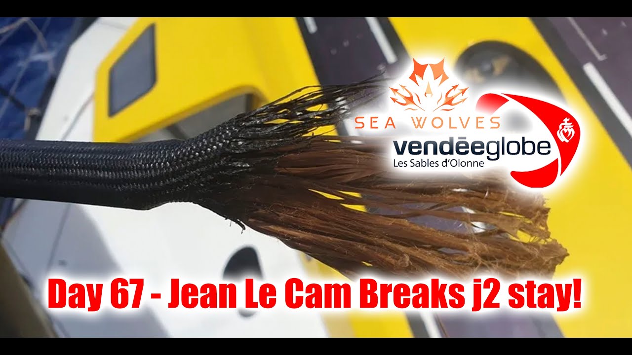 Seawolves Vendeeglobe 2024 report day 67 - Jean Breaks J2 stay! Conrad VS Jean! Violette fixes J3!