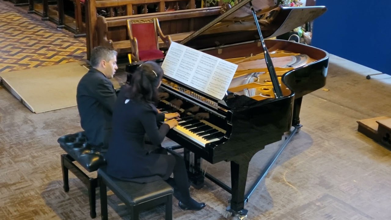 Amadeus Piano Duo plays four Bach chorales transcribed by György Kurtág