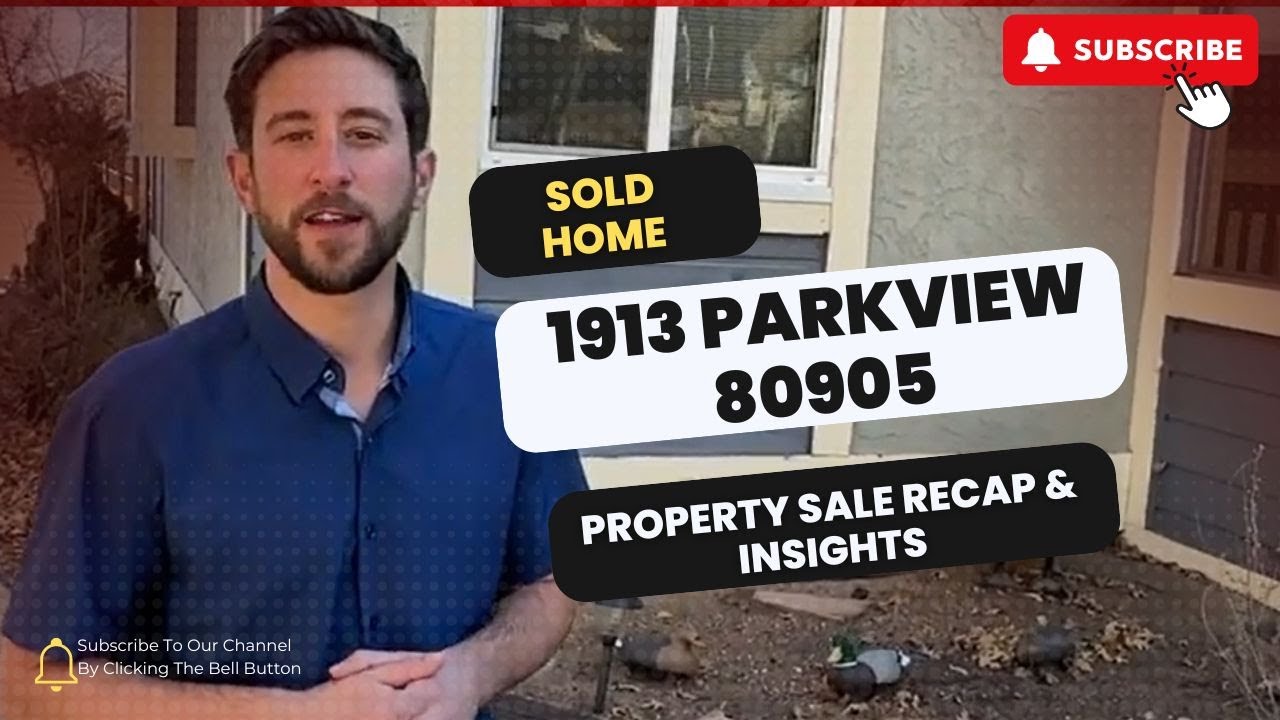 Sold Home | 1913 Parkview 80905 | Property Sale Recap & Insights | TeamSecundy RE/MAX Properties