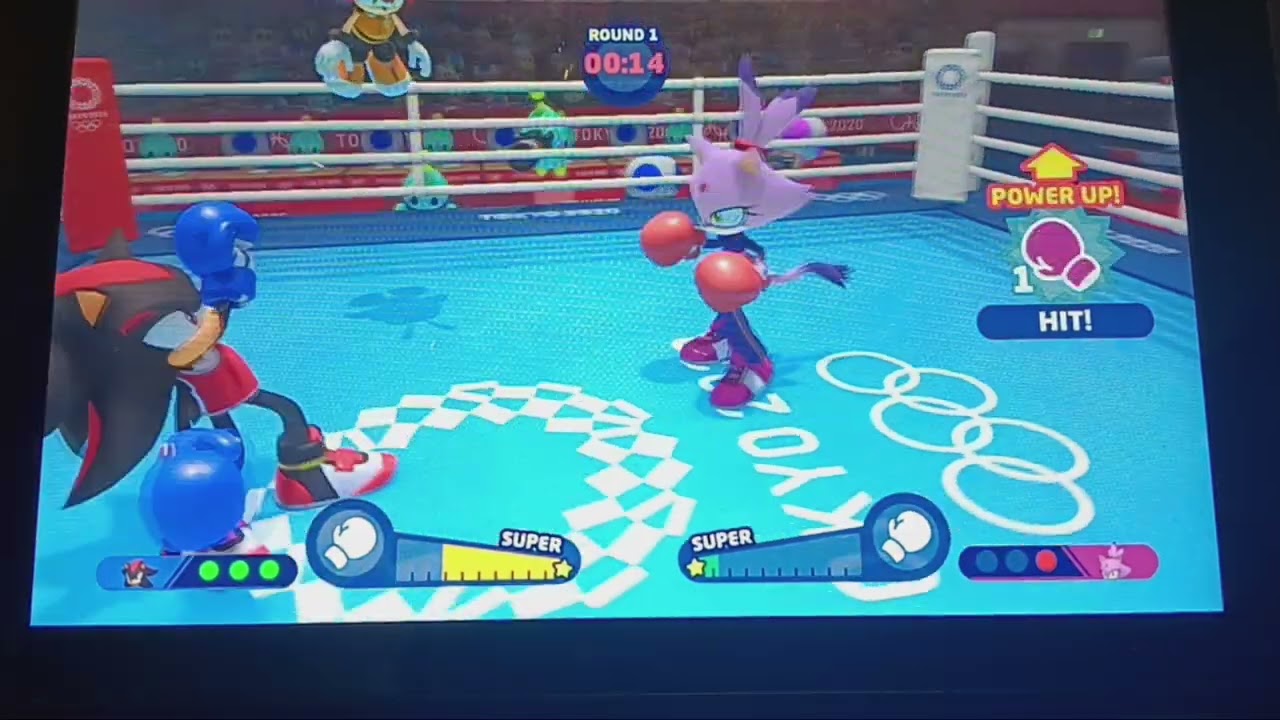 Mario and Sonic at the Olympic Games Tokyo 2020: Boxing (Shadow Vs. Blaze)