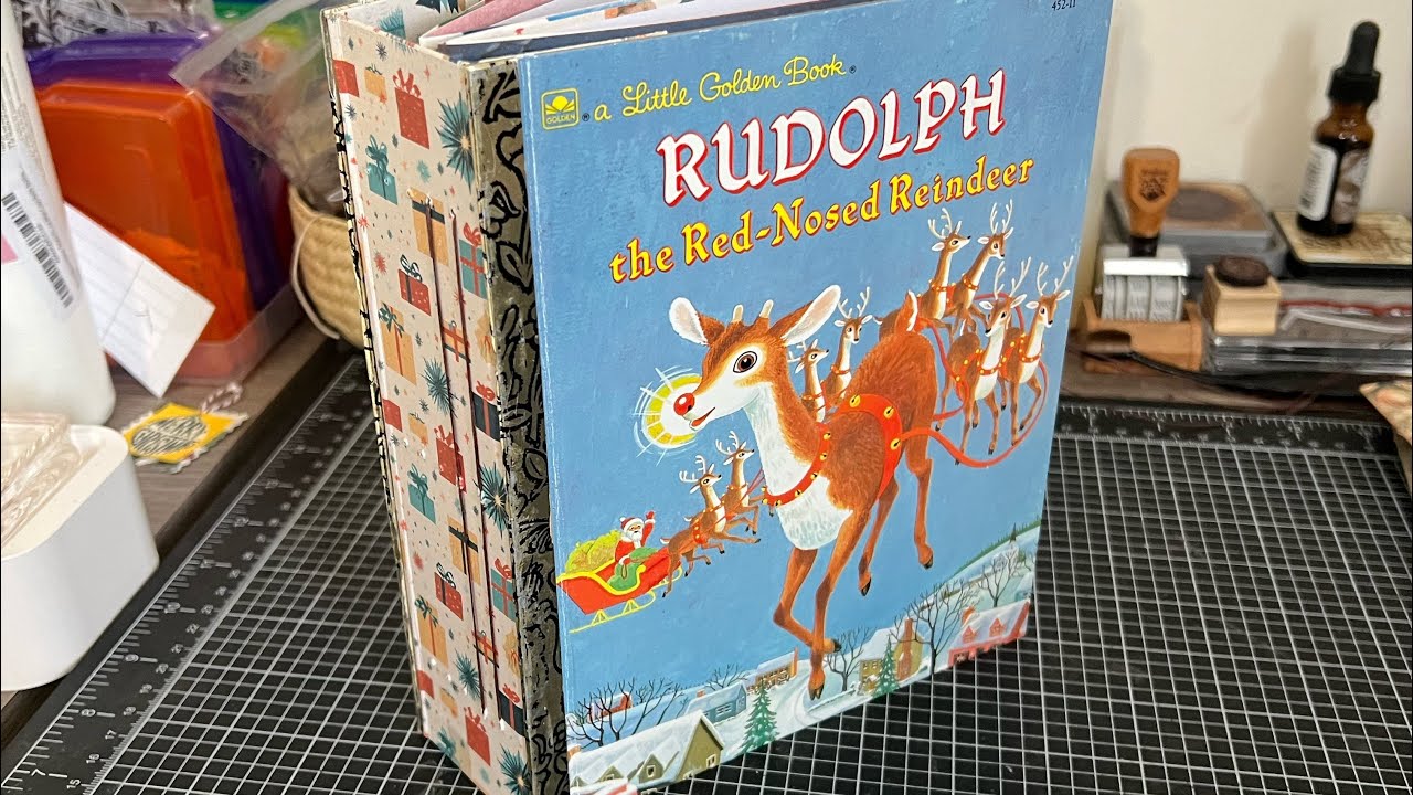 Craft with me! Part 2 of how to make a. Little Golden Book Junk Journal