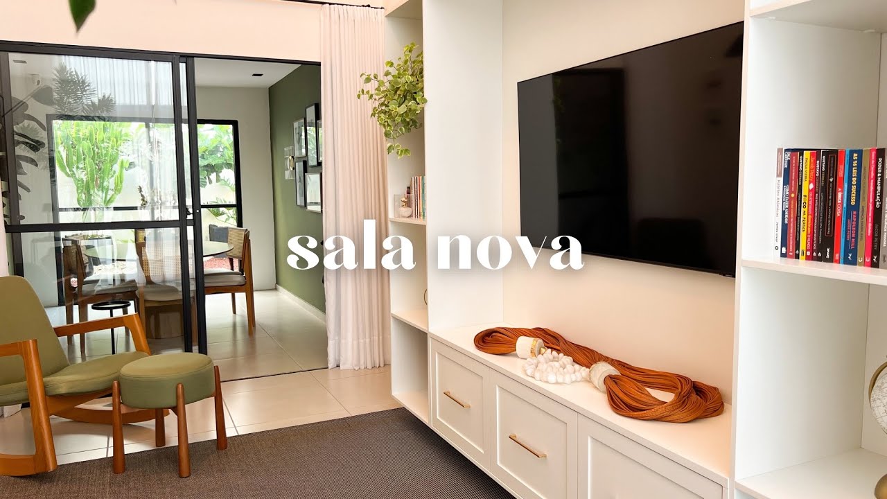 REDECOREI NOSSA SALA