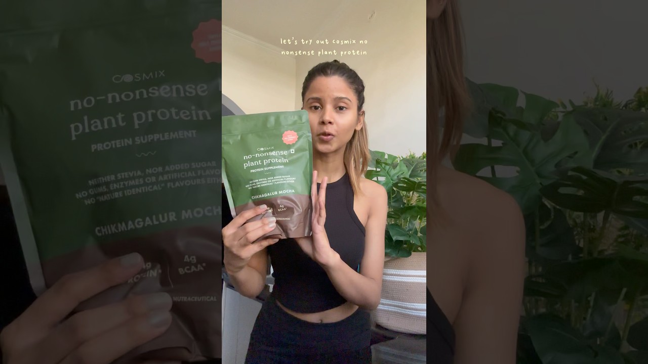 COSMIX PLANT PROTEIN POWDER REVIEW | Chikmagalur Mocha Flavour | #plantprotein #proteinpowderreview