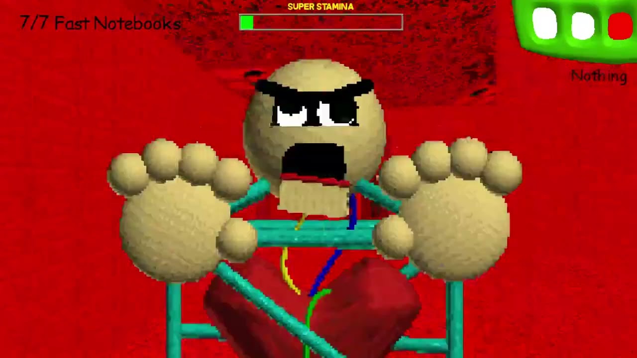 Baldi's Basics Super Duper Ultra Fast мод - полное прохождение (ссылка на мод в описании).