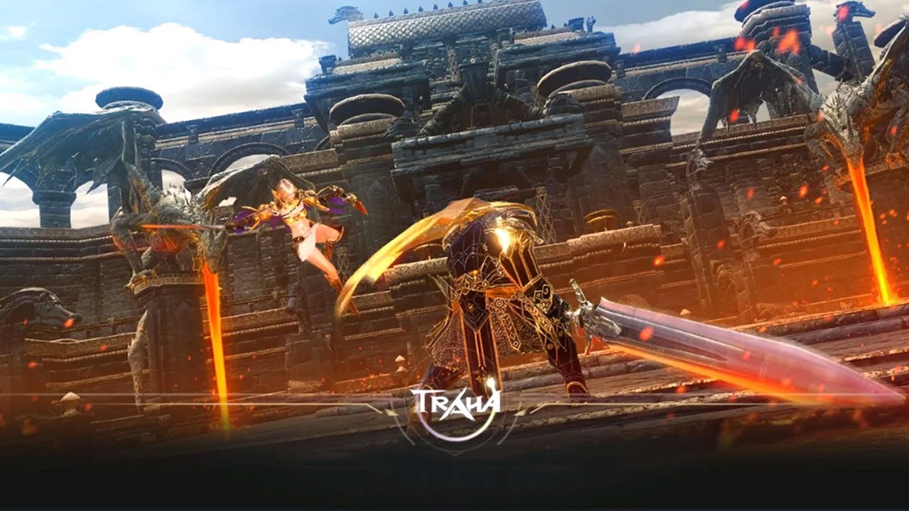 TRAHA Online - Open Beta PVP Arena RvsR Battle Greatsword Gameplay 2019
