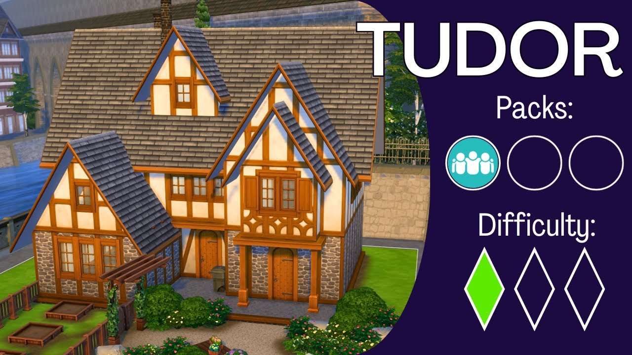 How To Build an ENGLISH TUDOR Like a Nerd - In-Depth Sims 4 Building Tutorial