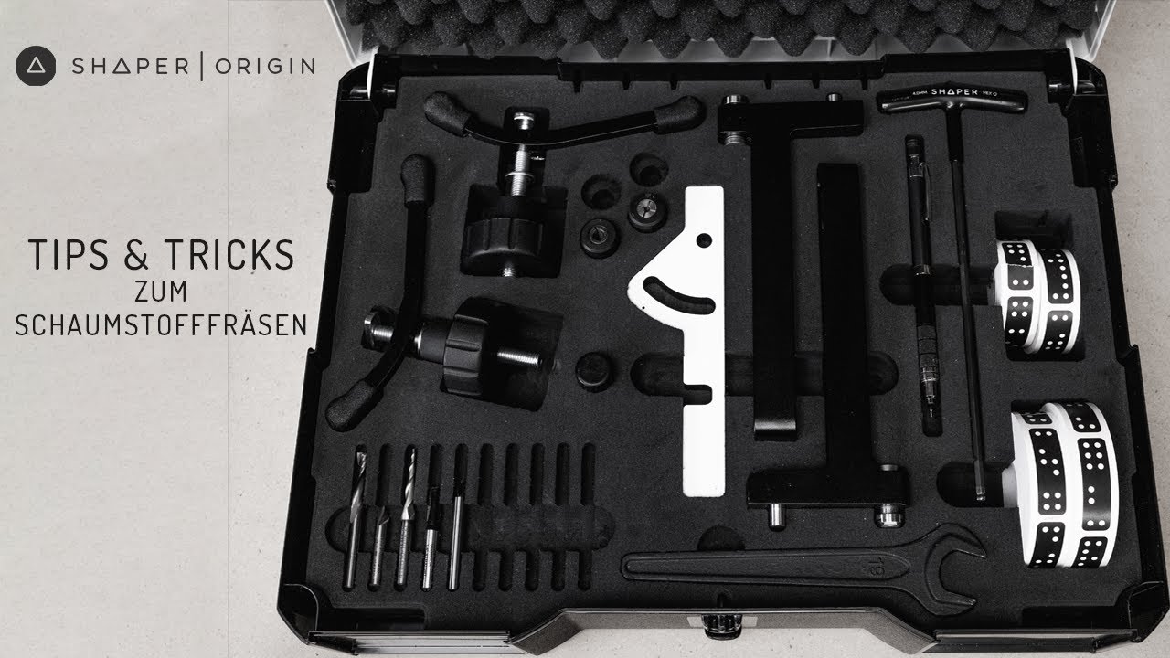 (DE) Individualisierbarer Shaper Systainer: Tips & Tricks zum Schaumstofffräsen