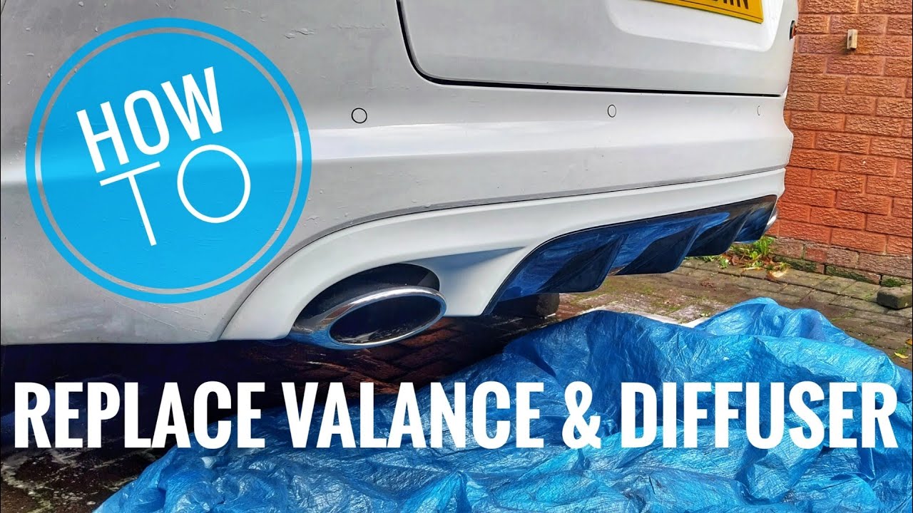How To - Replace rear valance & diffuser Jaguar XF (X250)