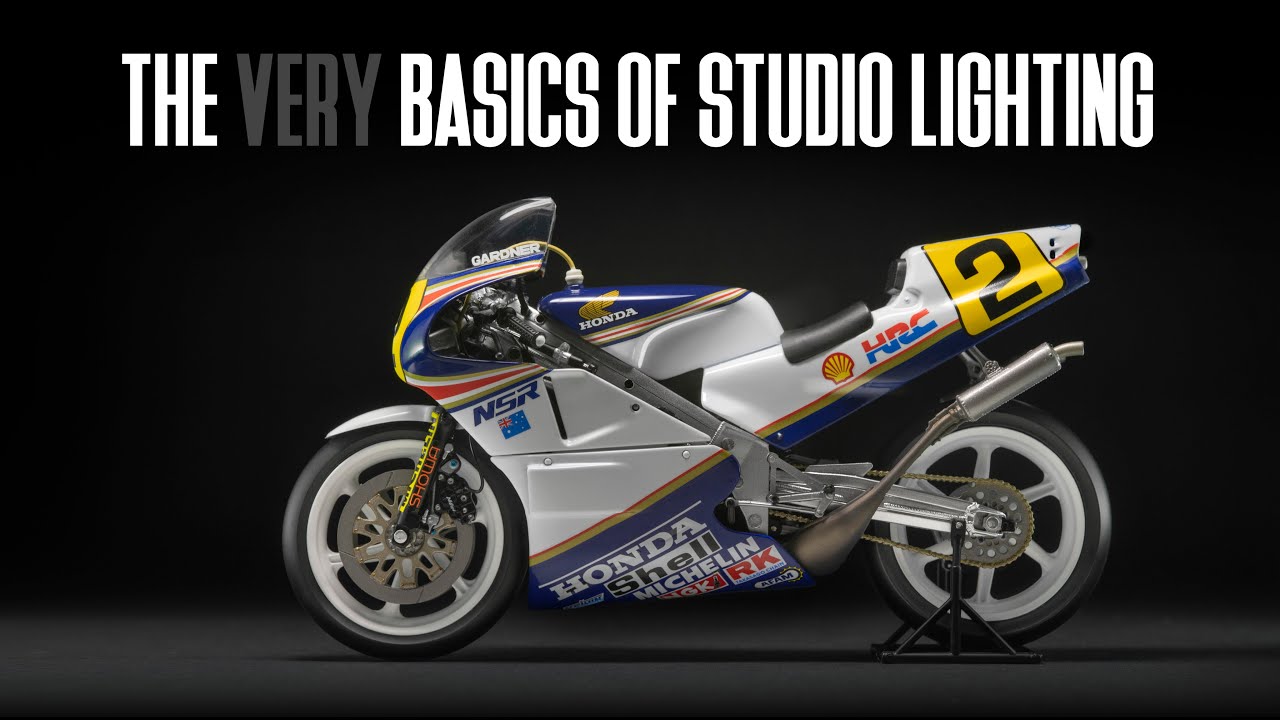 THE VERY BASICS OF STUDIO LIGHTING IN MOTORCYCLE PHOTOGRAPHY