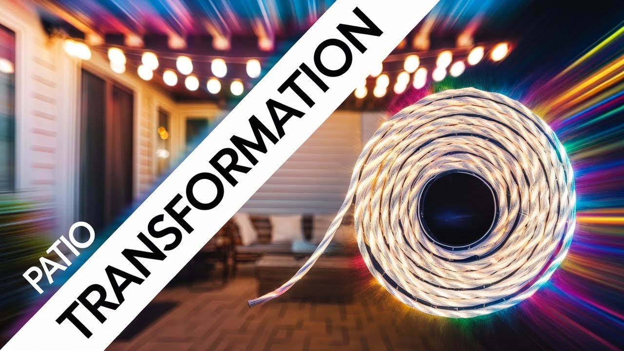 Lumary Smart Rope Lights: Festive Backyard Transformation!