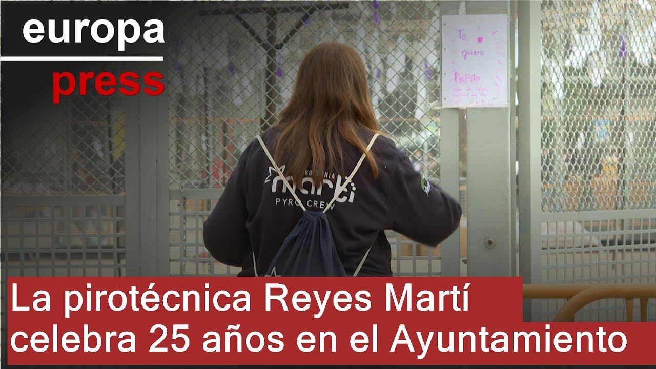 La pirotécnica Reyes Martí cumple este 8M 