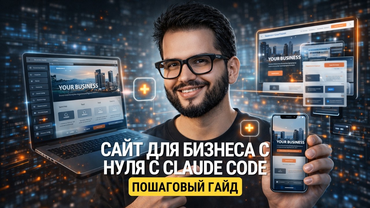 Сайт для бизнеса с нуля на миллион: 10 шагов с Claude Code без единой строчки кода. Пошаговый гайд.