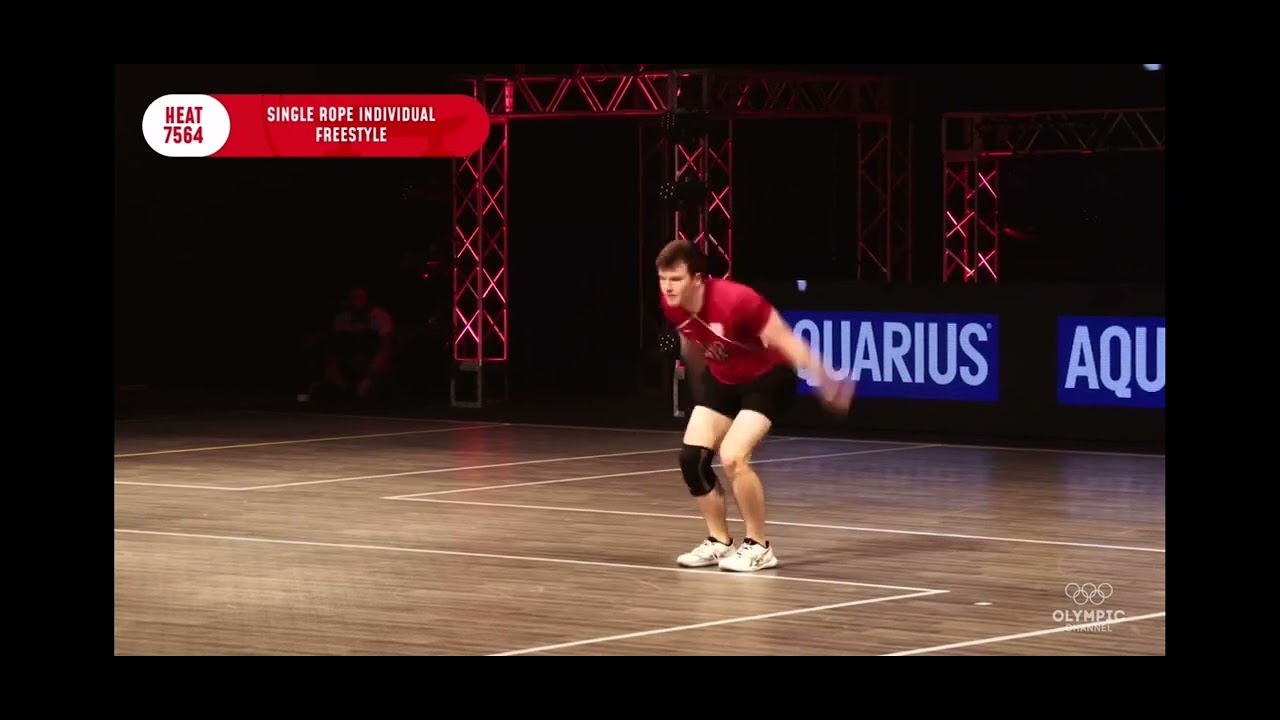 Ryan Rogers Single Rope Individual Freestyle 2025 World Jump Rope Championships (4th place)