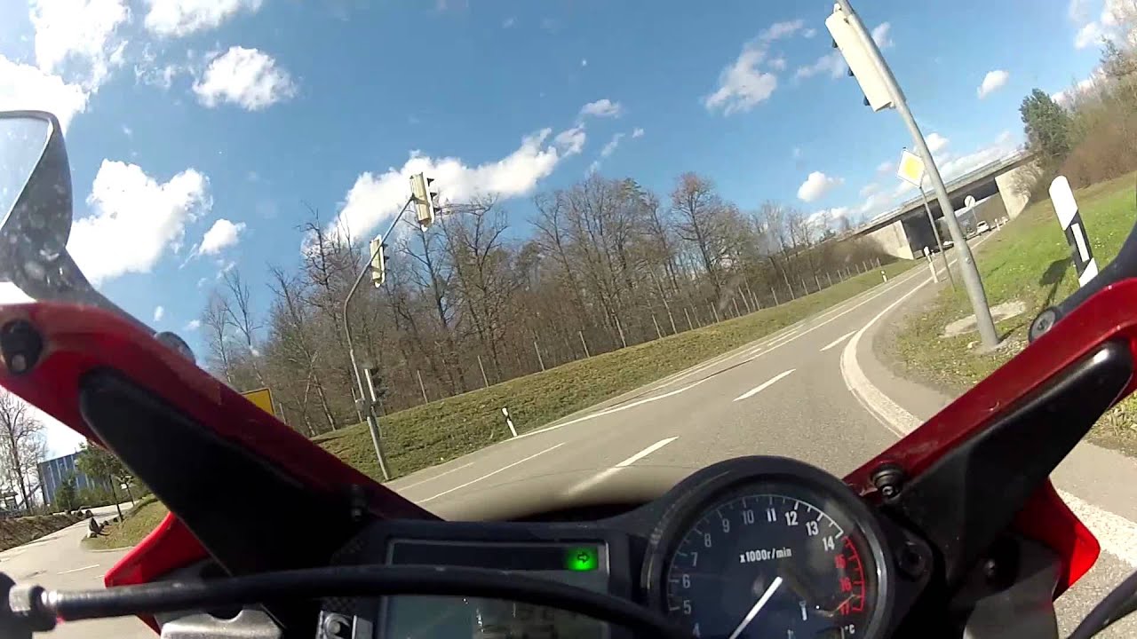 GoPro Test Ride on a Honda CBR600F Sport PC35