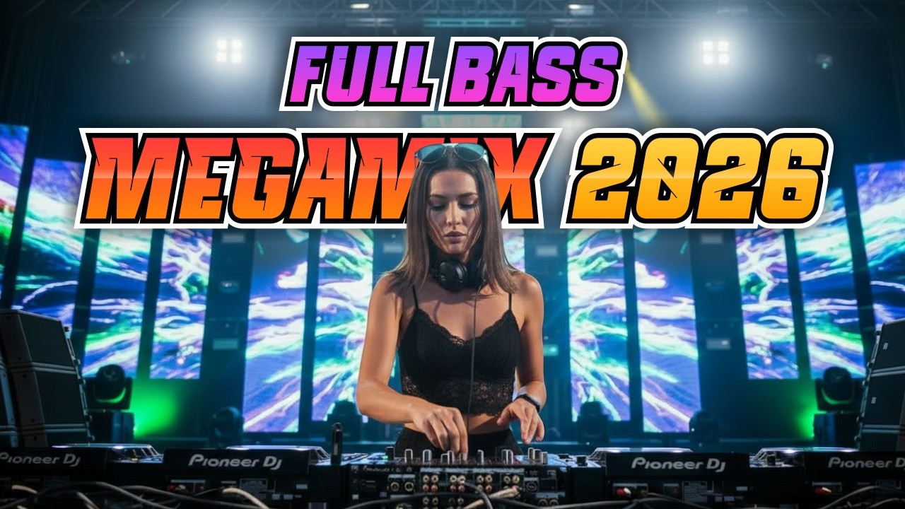 MEGAMIX 🔊 Full Bass DJ Remix 2026 🎵 Latest EDM Mix 2026