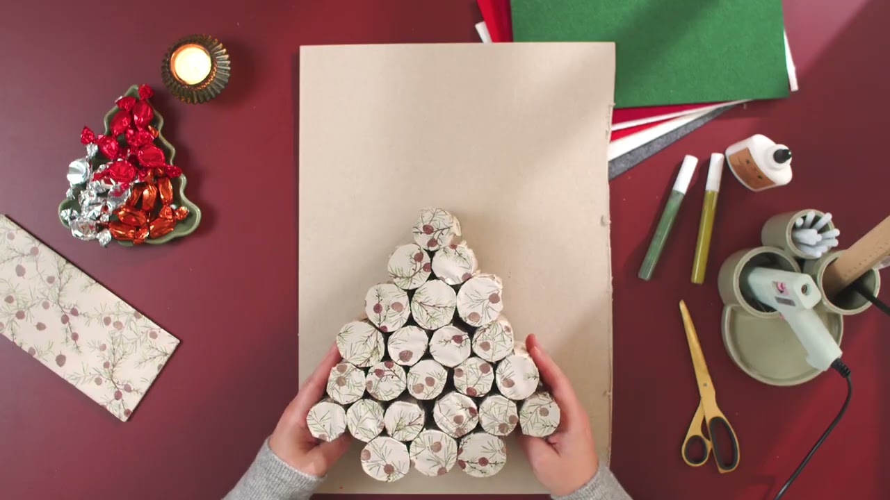 Advent calendar from toilet rolls - DIY by Søstrene Grene